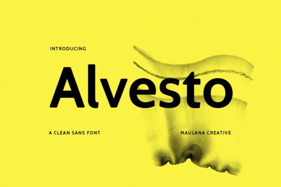 Alvesto Typeface for Minimalist Brand Design