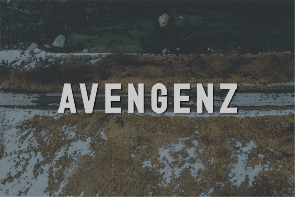 Avengenz Font: Modern Branding for Small Business