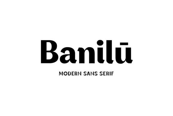 Banilu: The Modern Sans Serif Font for Crafters