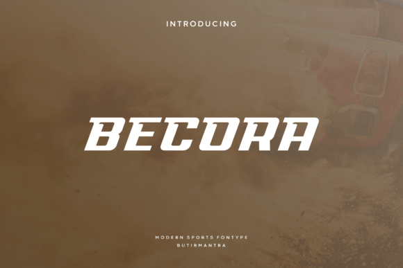 Becora: A Bold Sans Serif Font for Modern Web Design