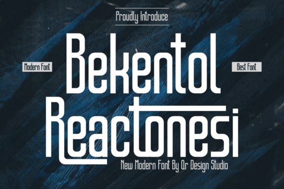 Bekentol Reactonesi Font for Modern Digital Branding