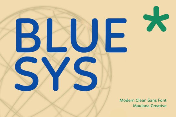 Bluesys Font for Modern Editorial Design