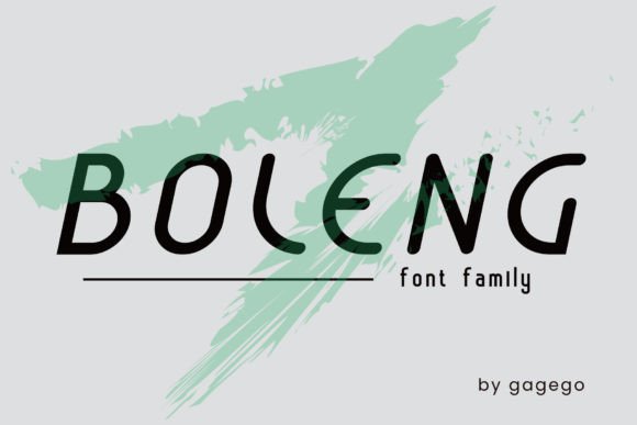 Boleng: The Clean Sans Serif Font for Crafters