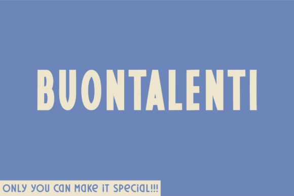 Buontalenti: A Natural Sans Serif Font for Modern Brands