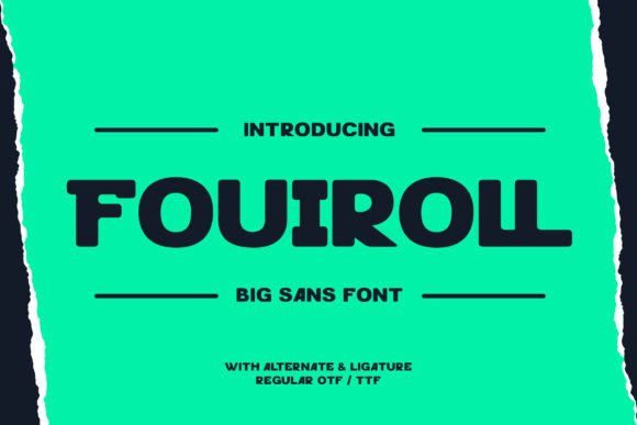 Fouiroll: Bold Sans Serif Font for Web Design