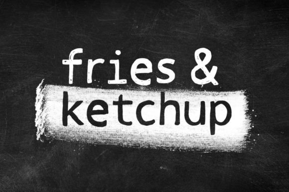 Fries and Ketchup: A Hand-Drawn Sans Serif for Modern Editorial Design