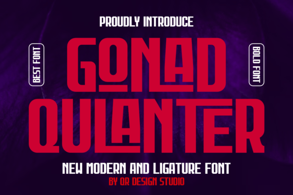 Gonad Qulanter: Bold Sans Serif for Web Design