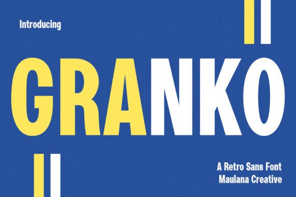 Granko: The Retro Typeface for Bold Branding