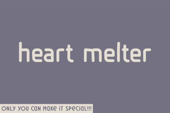 Heart Melter Font for Bold Digital Branding