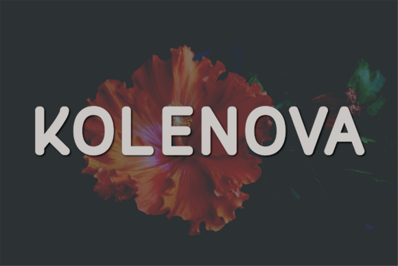 Kolenova: The Modern Sans Serif Font for Crafters