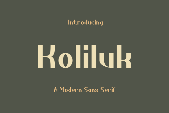 Koliluk Font Review for Makers and Brands