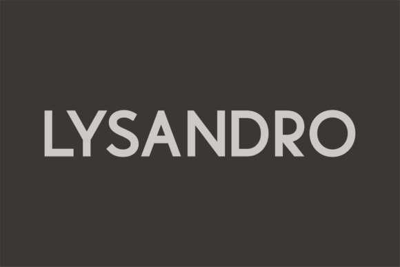 Lysandro: The Modern Sans Serif Typeface for Brands