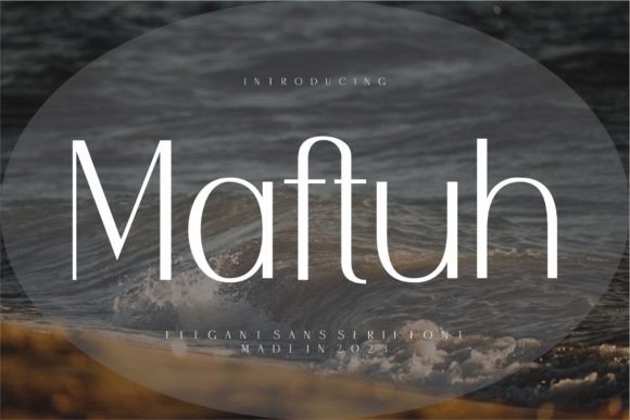 Maftuh Typeface for Clean Business Branding