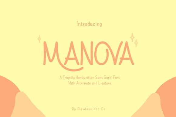 Manova: The Handwritten Sans Serif Font for Authentic Brands