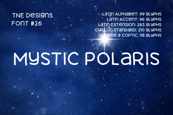 Mystic Polaris: A Modern Sans Serif Font for Makers