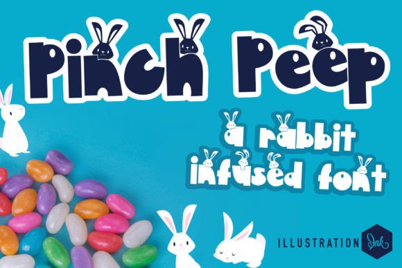 Pinch Peep Font for Bold Easter Designs