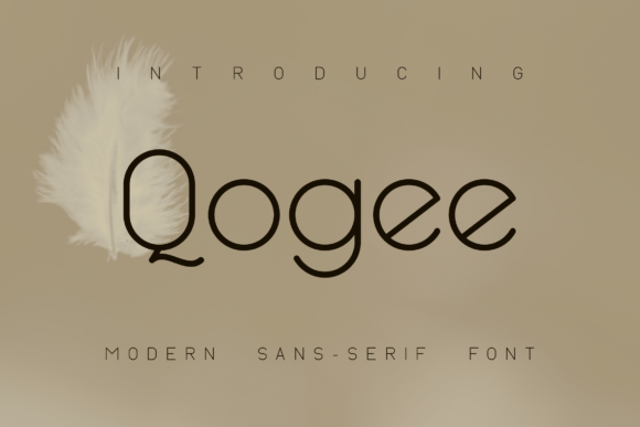 Qogee Font: Modern Sans Serif for Web Design