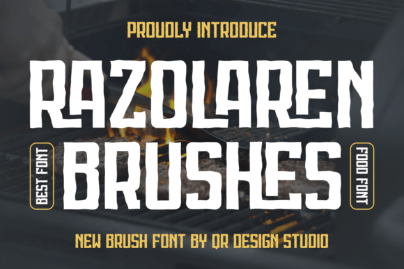 Razolaren Brushes Font for Modern Web Design