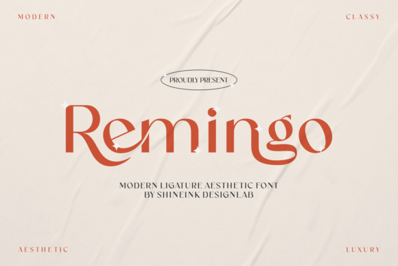 Remingo: A Modern Sans Serif Typeface for Clean Branding