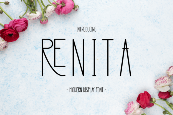 Renita: A Modern Sans Serif Typeface for Branding