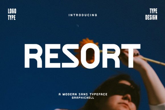 Resort: A Modern Sans Serif Typeface for Digital Design