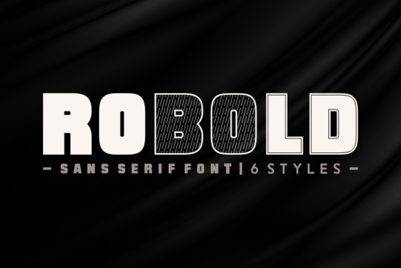 Robold: A Bold Sans Serif Typeface for Editorial Impact