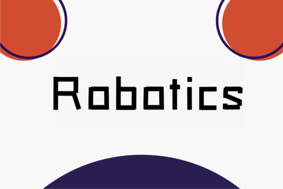 Robotics Typeface for Modern Web Design
