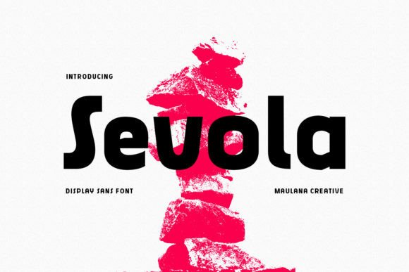 Sevola Typeface for Modern Editorial Design