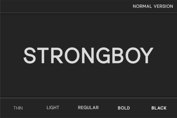 Strongboy Typeface for Bold Campaign Design