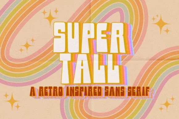 Super Tall Typeface for Editorial Design