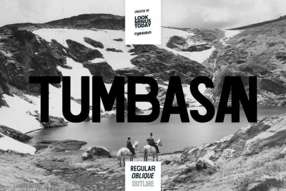 Tumbasan: The Minimalist Sans Serif Font for Modern Brands
