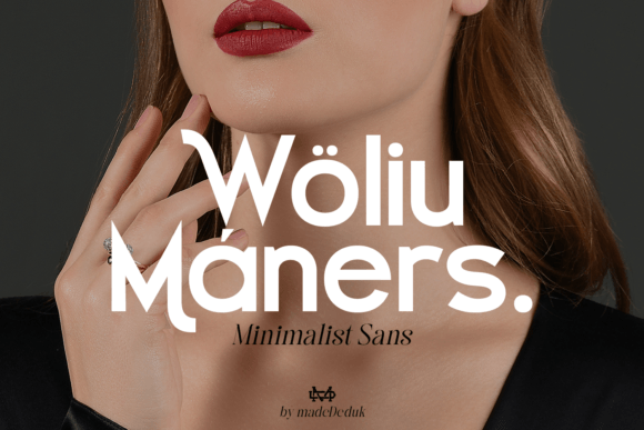 Woliu Maners: A Modern Sans Serif Font for Makers